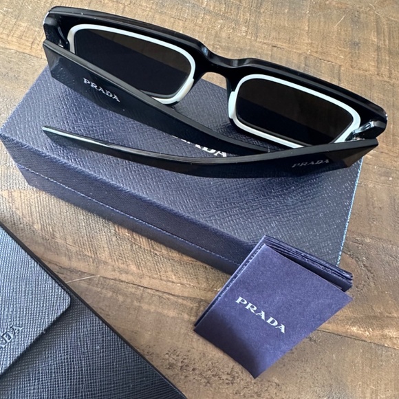 Prada Symbole Sunglasses Slate Gray Lenses main image 7